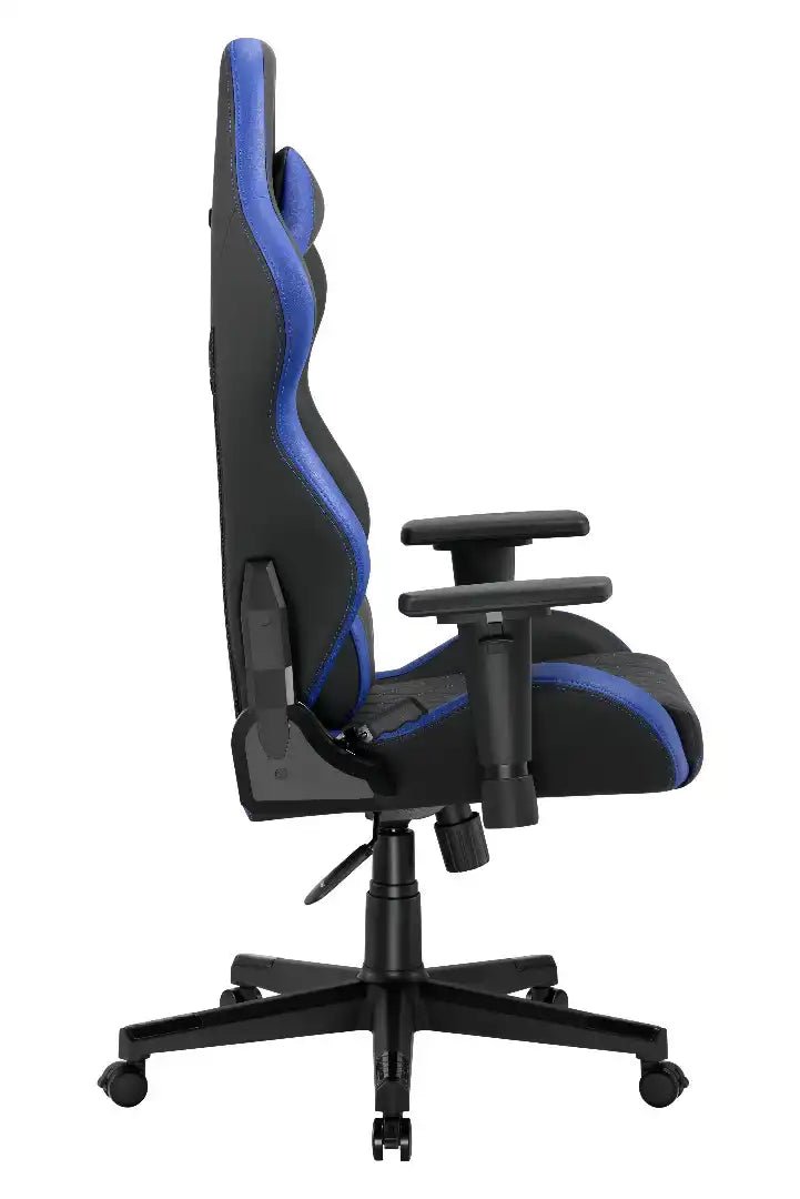 Monaco Ergonomic Gaming Chair - Black and Blue - Price Crash Furniture