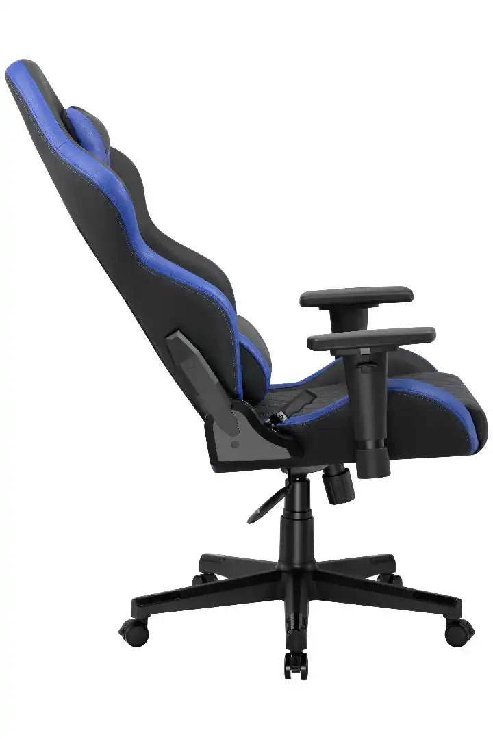 Monaco Ergonomic Gaming Chair - Black and Blue - Price Crash Furniture