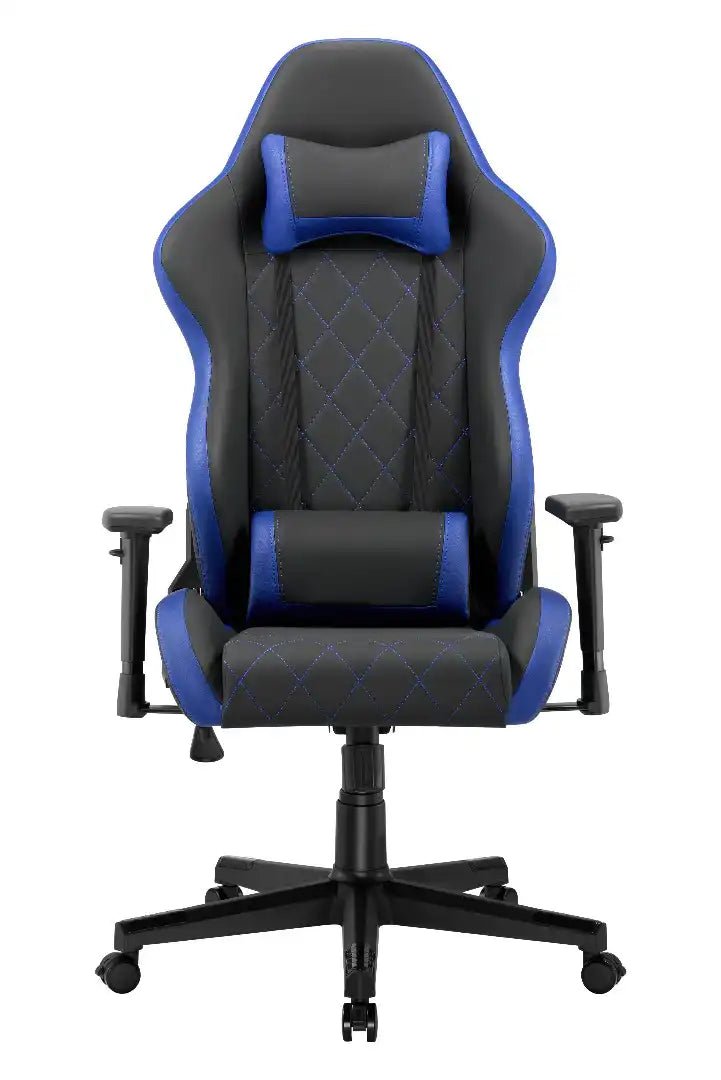 Monaco Ergonomic Gaming Chair - Black and Blue - Price Crash Furniture