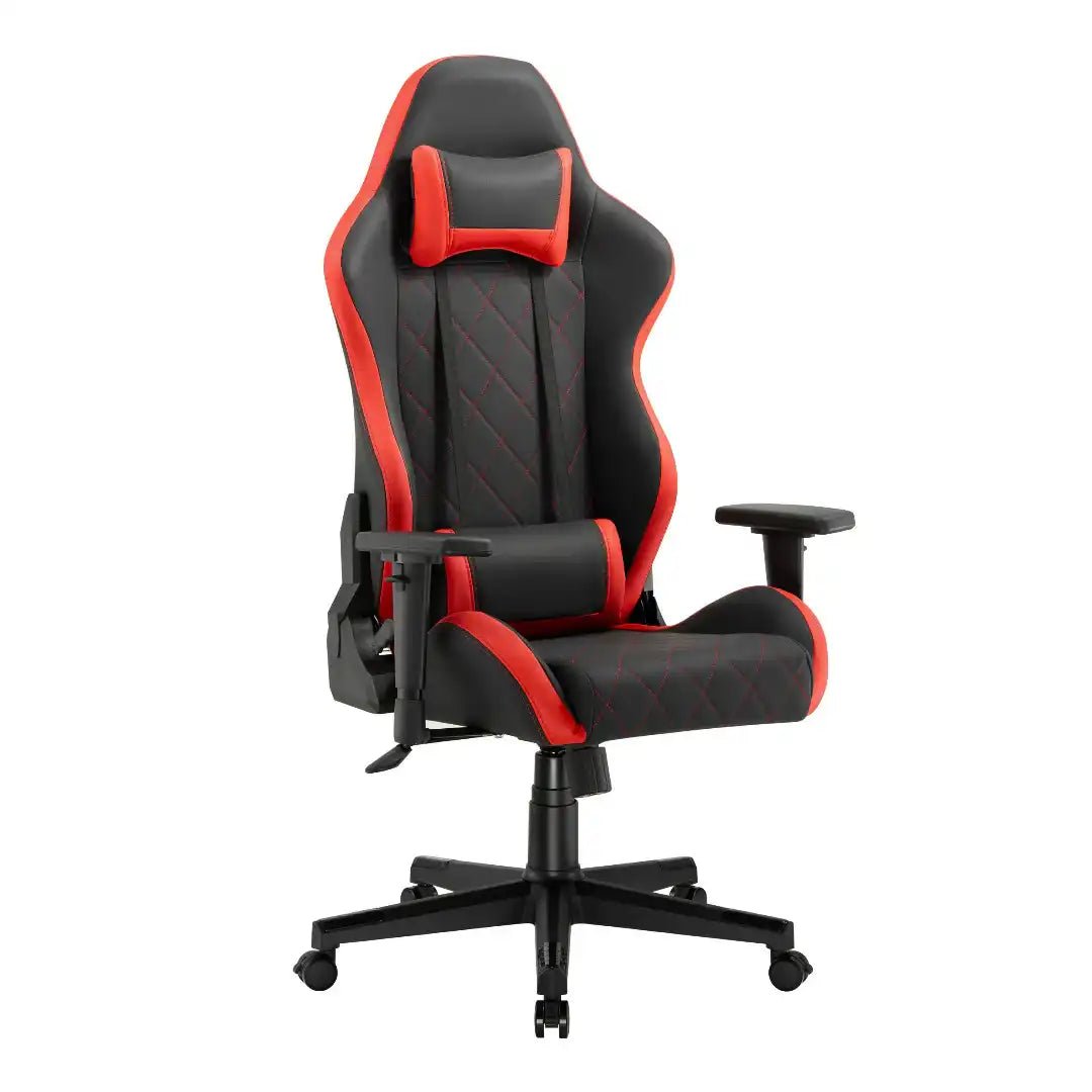 Monaco Ergonomic Gaming Chair - Black and Red - Price Crash Furniture