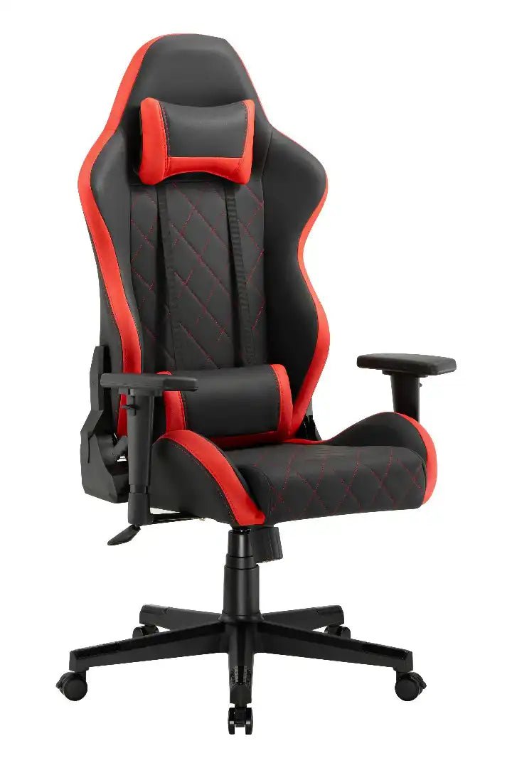 Monaco Ergonomic Gaming Chair - Black and Red - Price Crash Furniture