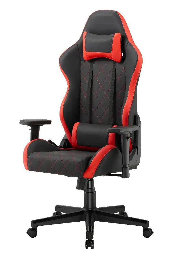 Monaco Ergonomic Gaming Chair - Black and Red - Price Crash Furniture