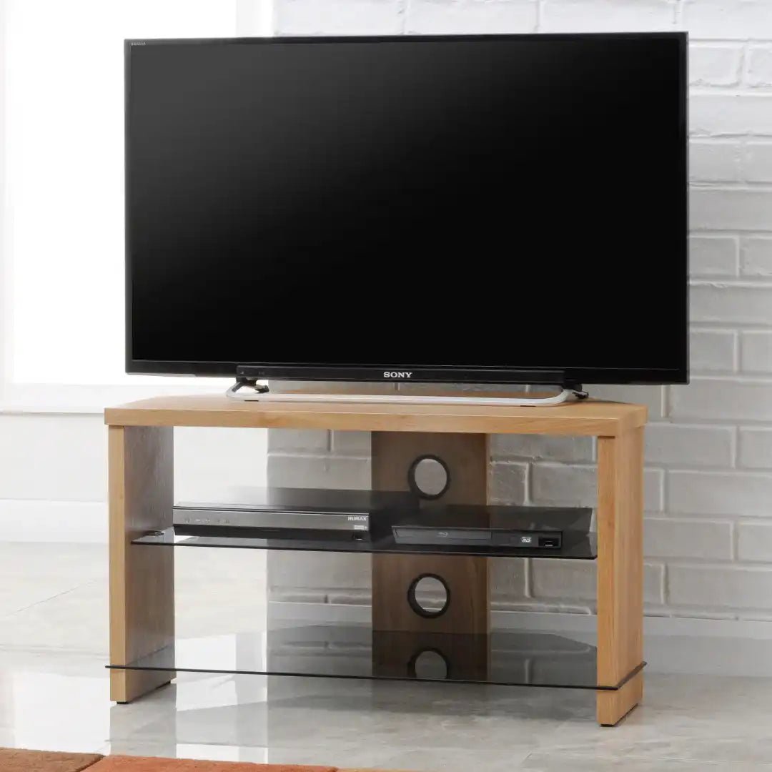 Montreal TV Stand in 1050 mm, Oak - Price Crash Furniture