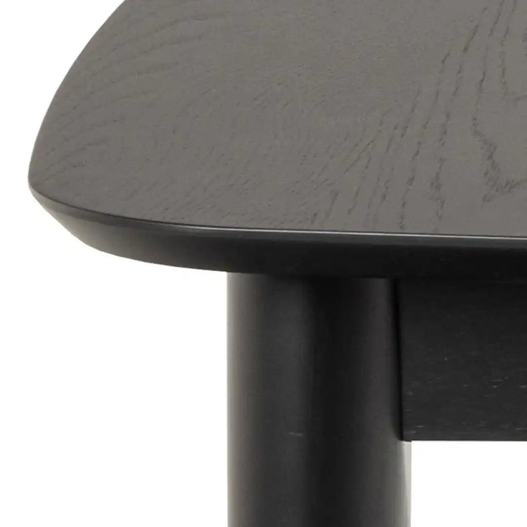 Montreux Rectangular Extending Dining Table in Black - Price Crash Furniture