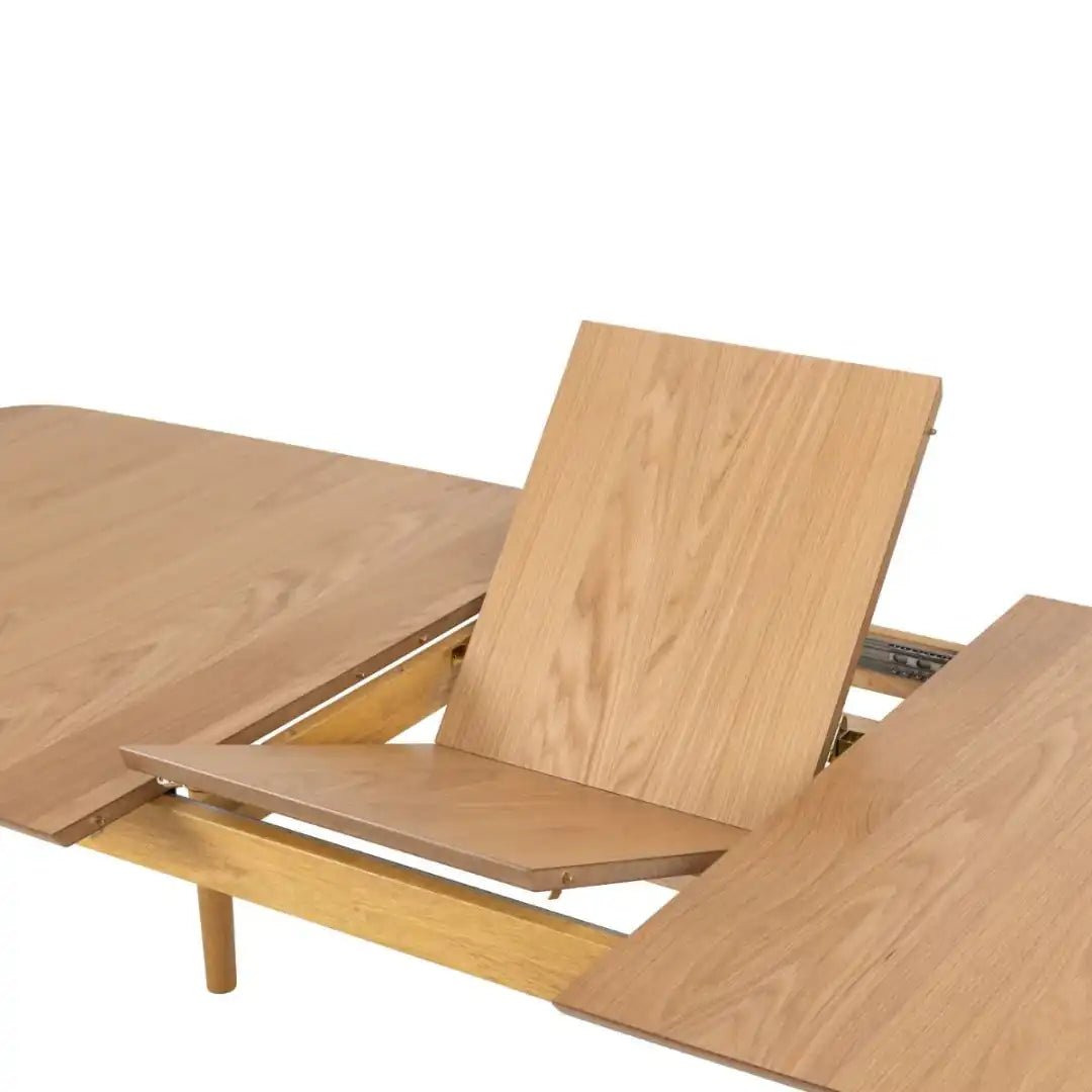 Montreux Rectangular Extending Dining Table in Oak - Price Crash Furniture