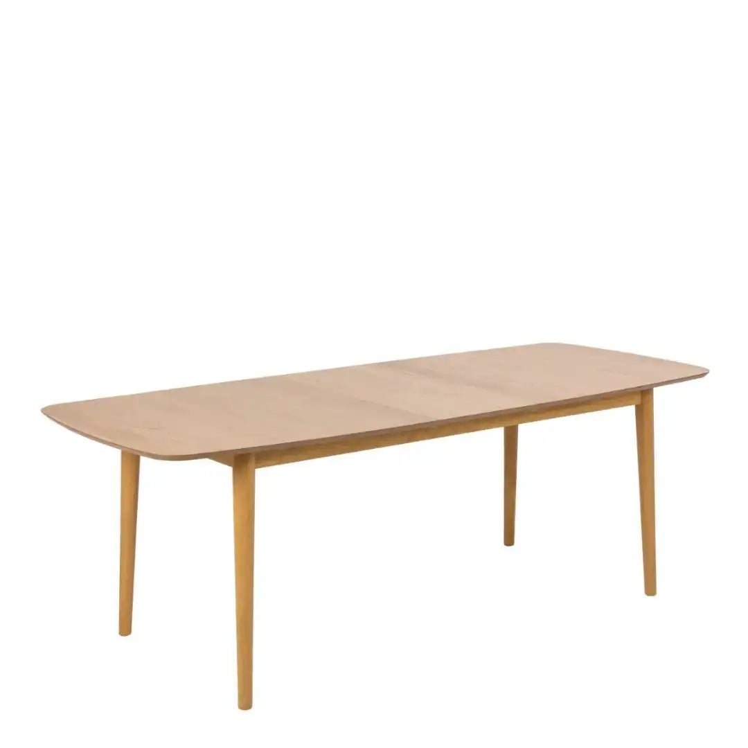 Montreux Rectangular Extending Dining Table in Oak - Price Crash Furniture