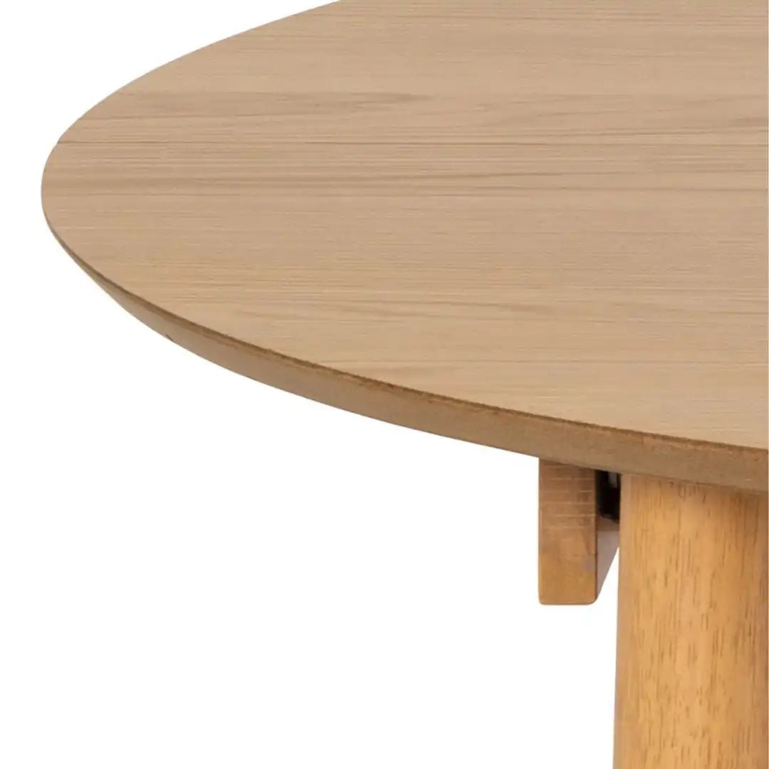 Montreux Round Extending Dining Table in Oak - Price Crash Furniture