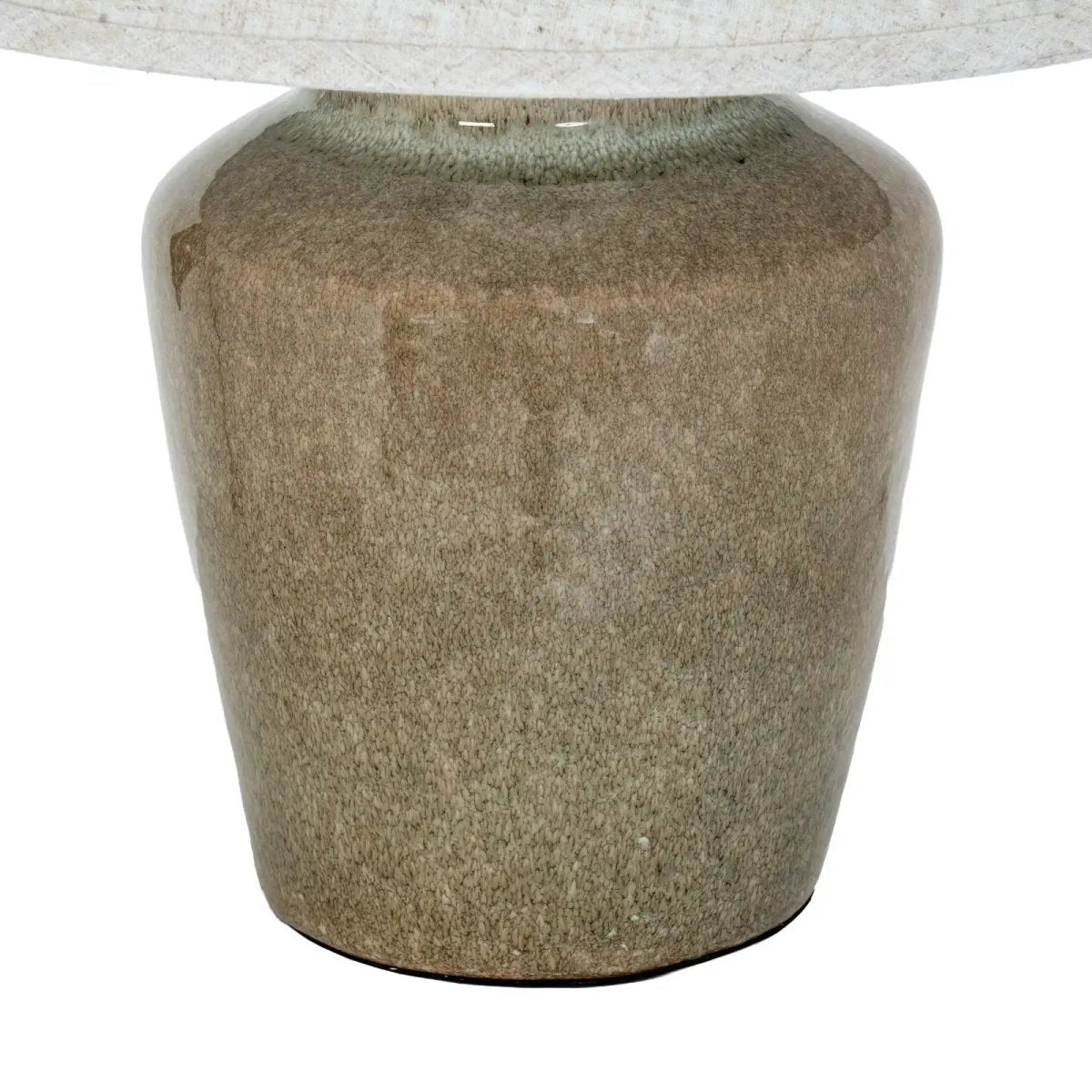 Mottura Ceramic Table Lamp With Edged Linen Shade - Price Crash Furniture