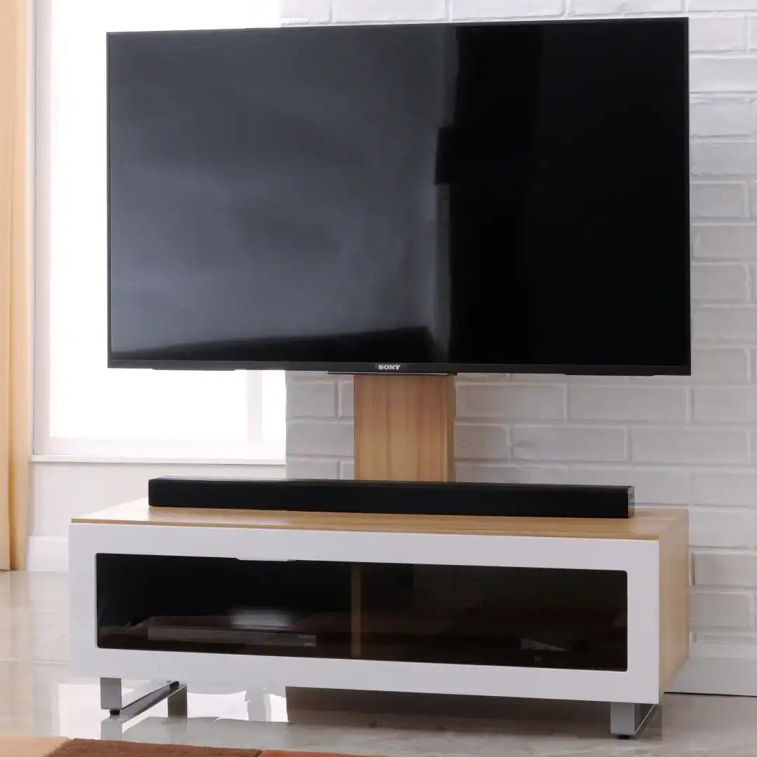 Munich TV Stand in 1250 mm, Oak - Price Crash Furniture