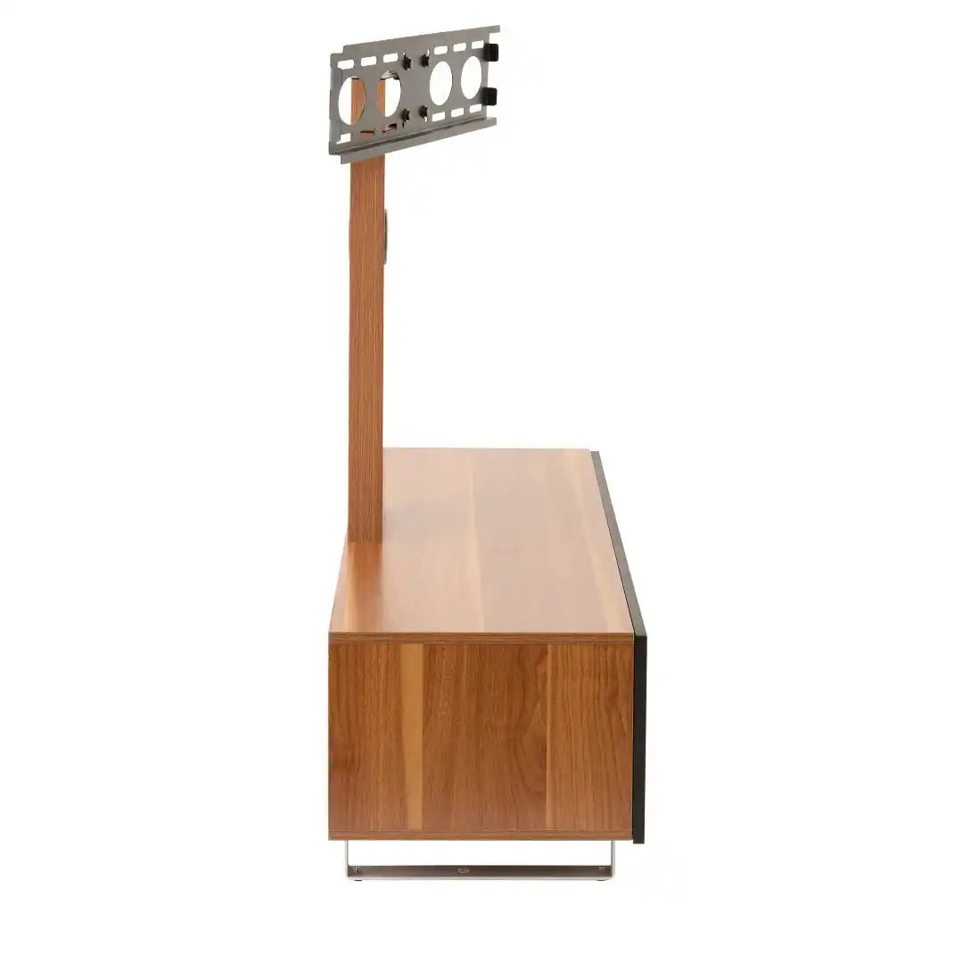 Munich TV Stand in 1250 mm, Walnut - Price Crash Furniture