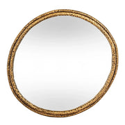 Nahla Medium Mirror With Dimpled Frame - Price Crash Furniture