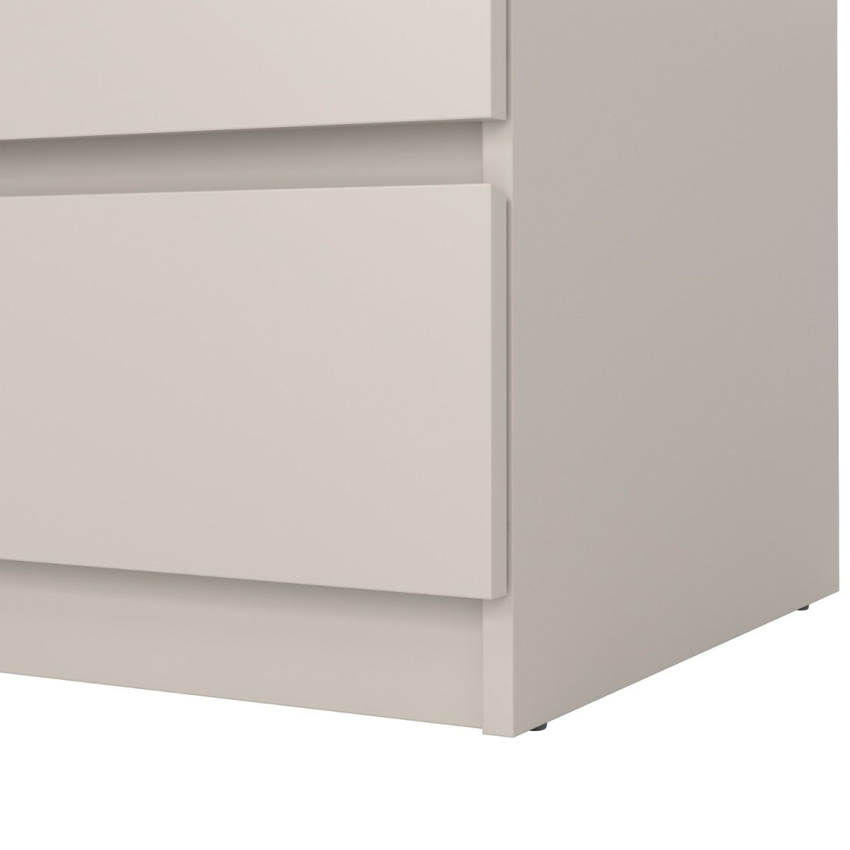 Naia 3 Drawer Chest Of Drawers In Cashmere - Price Crash Furniture