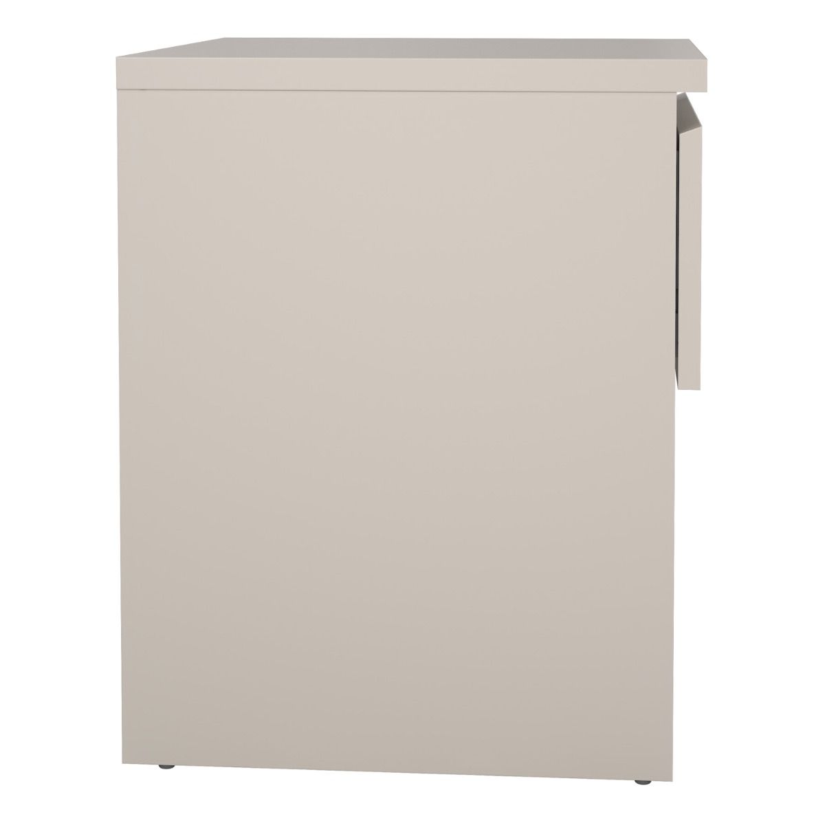 Naia Nightstand 1 Drawer Nightstand In Cashmere - Price Crash Furniture