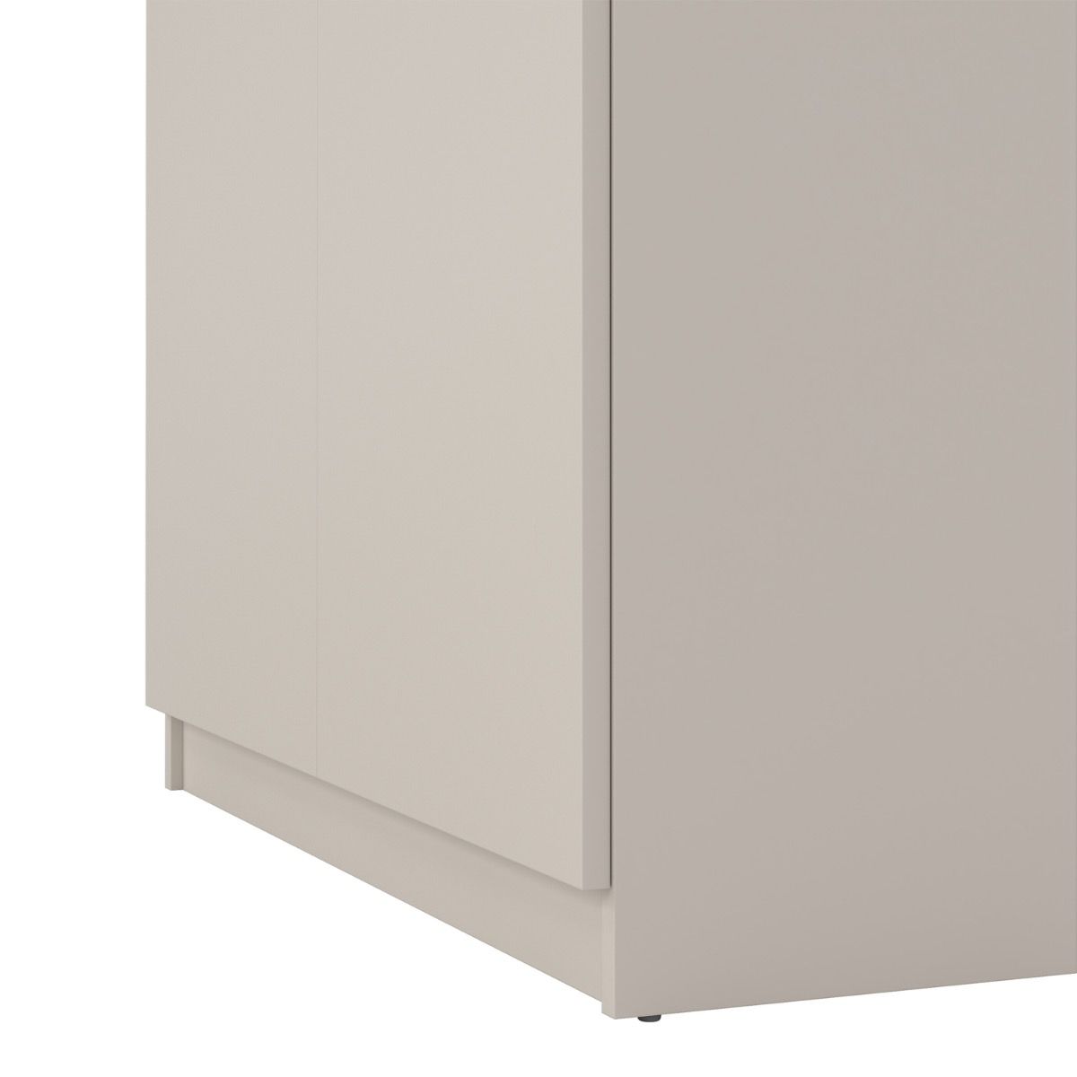 Naia Shoe cabinet With 2 Doors 1 Drawer In Cashmere - Price Crash Furniture