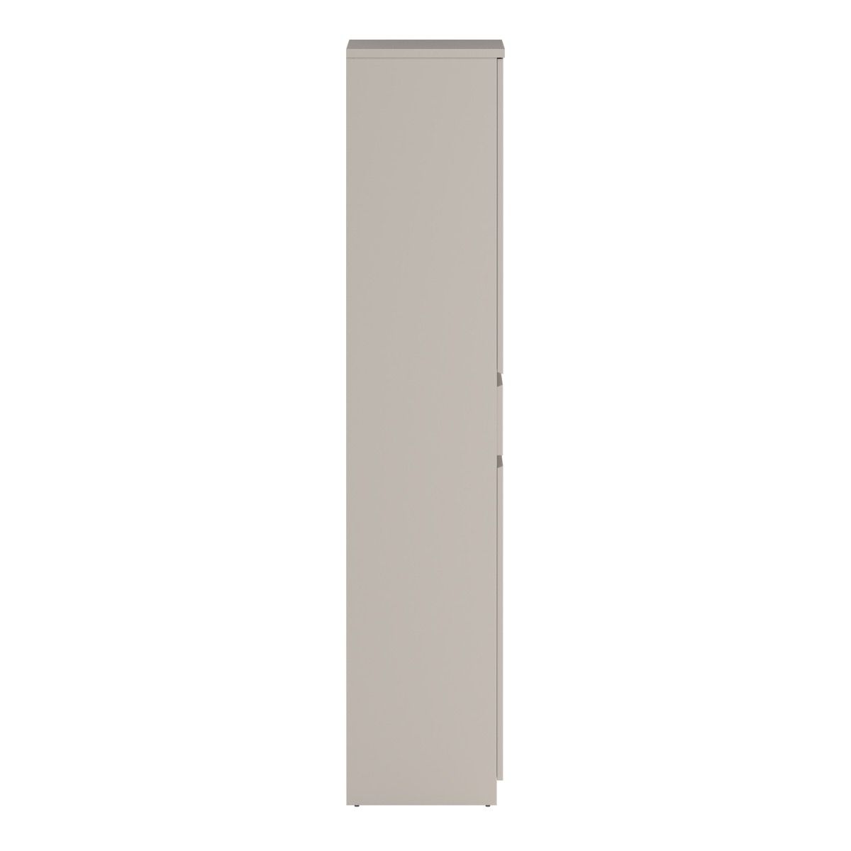 Naia Shoe cabinet With 4 Doors 1 Drawer In Cashmere - Price Crash Furniture