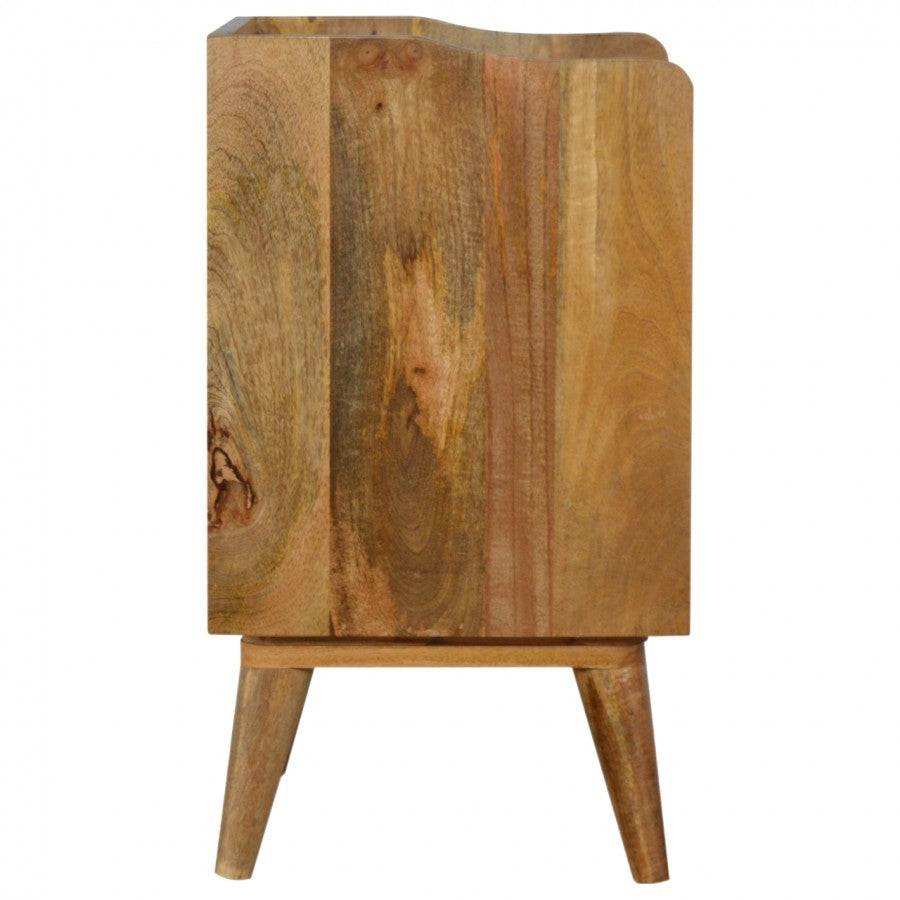 Navy Gradient 3 Drawer Hand - Painted Bedside - Price Crash Furniture