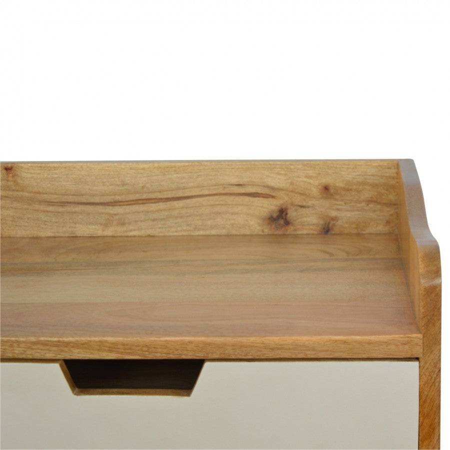 Navy Gradient 3 Drawer Hand - Painted Bedside - Price Crash Furniture