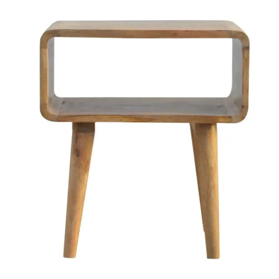 Nordic Style Open Bedside With One Compartment - Price Crash Furniture
