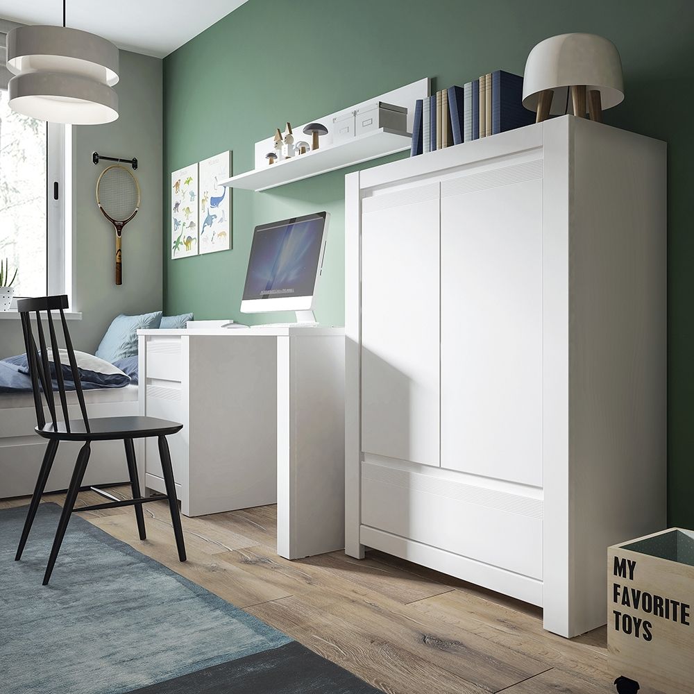 Novi Floating Wall Shelf In Alpine White - Price Crash Furniture