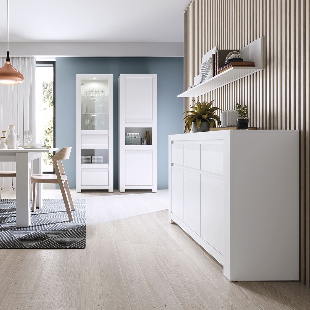Novi Floating Wall Shelf In Alpine White - Price Crash Furniture