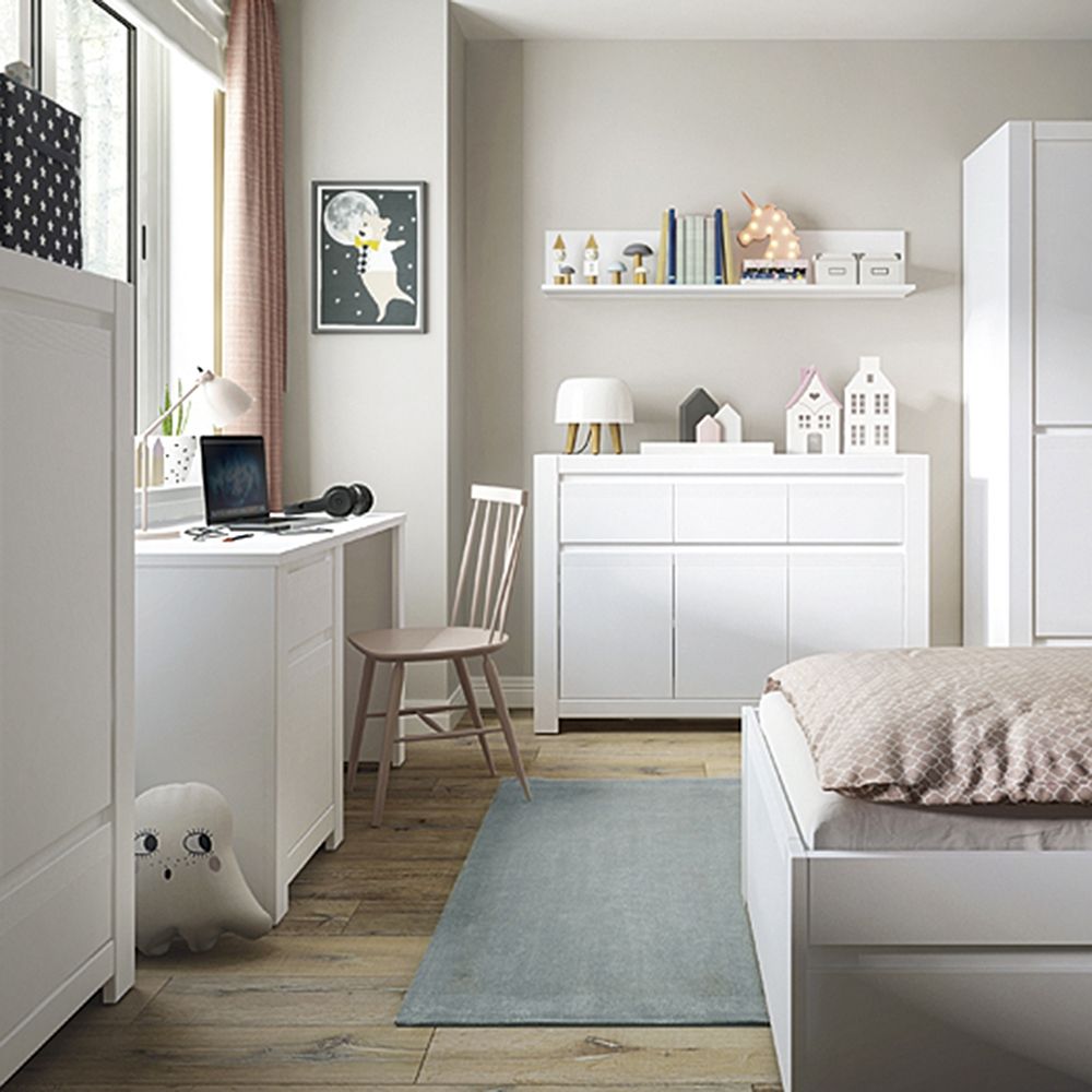 Novi Floating Wall Shelf In Alpine White - Price Crash Furniture