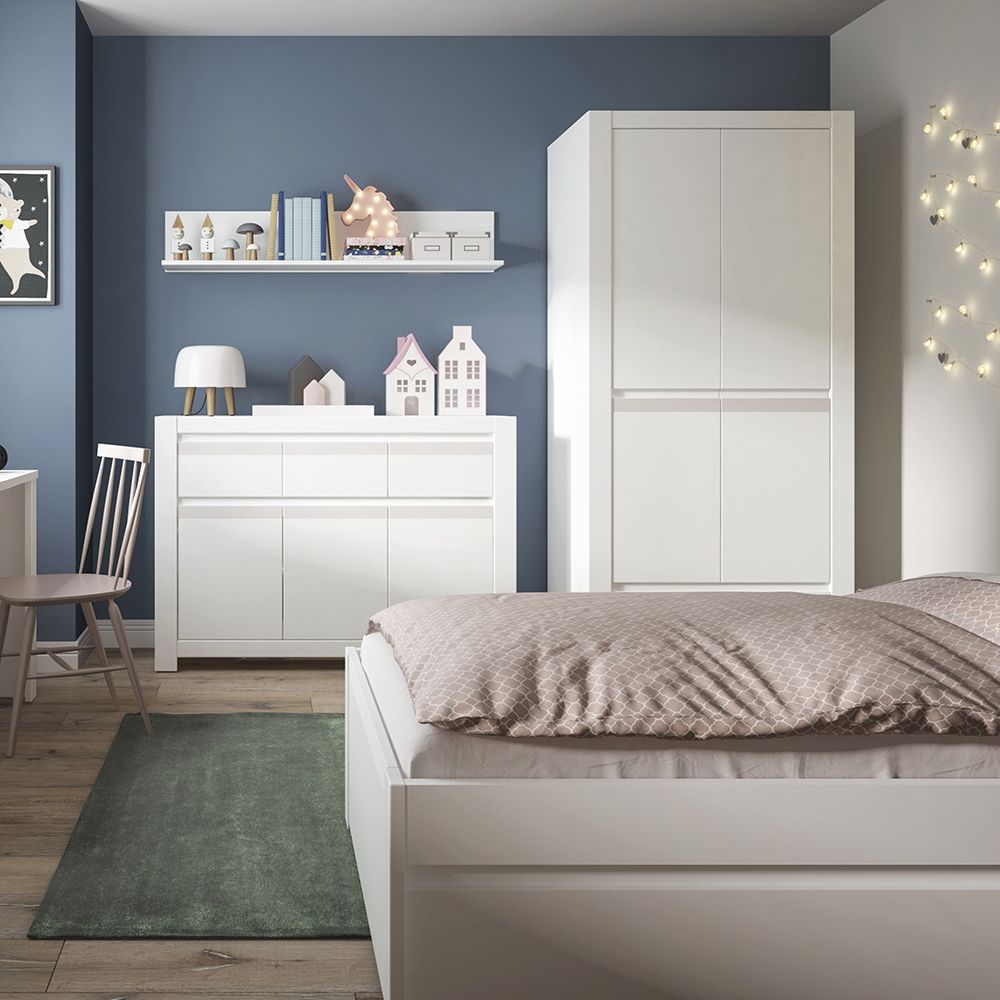 Novi Floating Wall Shelf In Alpine White - Price Crash Furniture