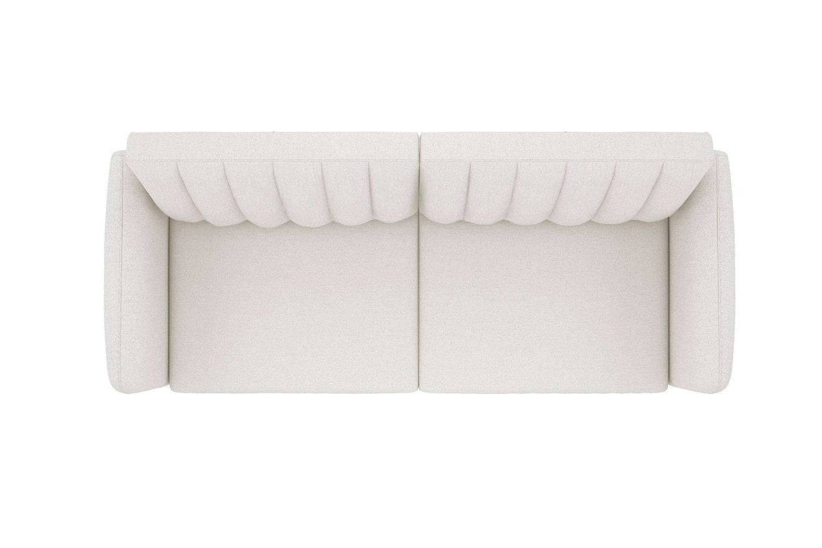 NOVOGRATZ Brittany Sofa Bed Wooden Legs - Linen - Light Grey - Price Crash Furniture