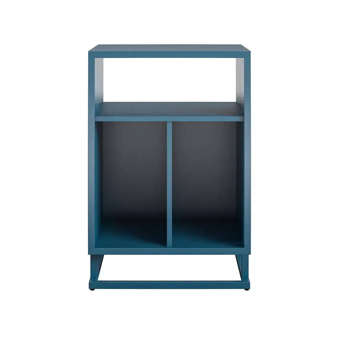Novogratz Regal Turntable Stand in Bright Blue Finish - Price Crash Furniture