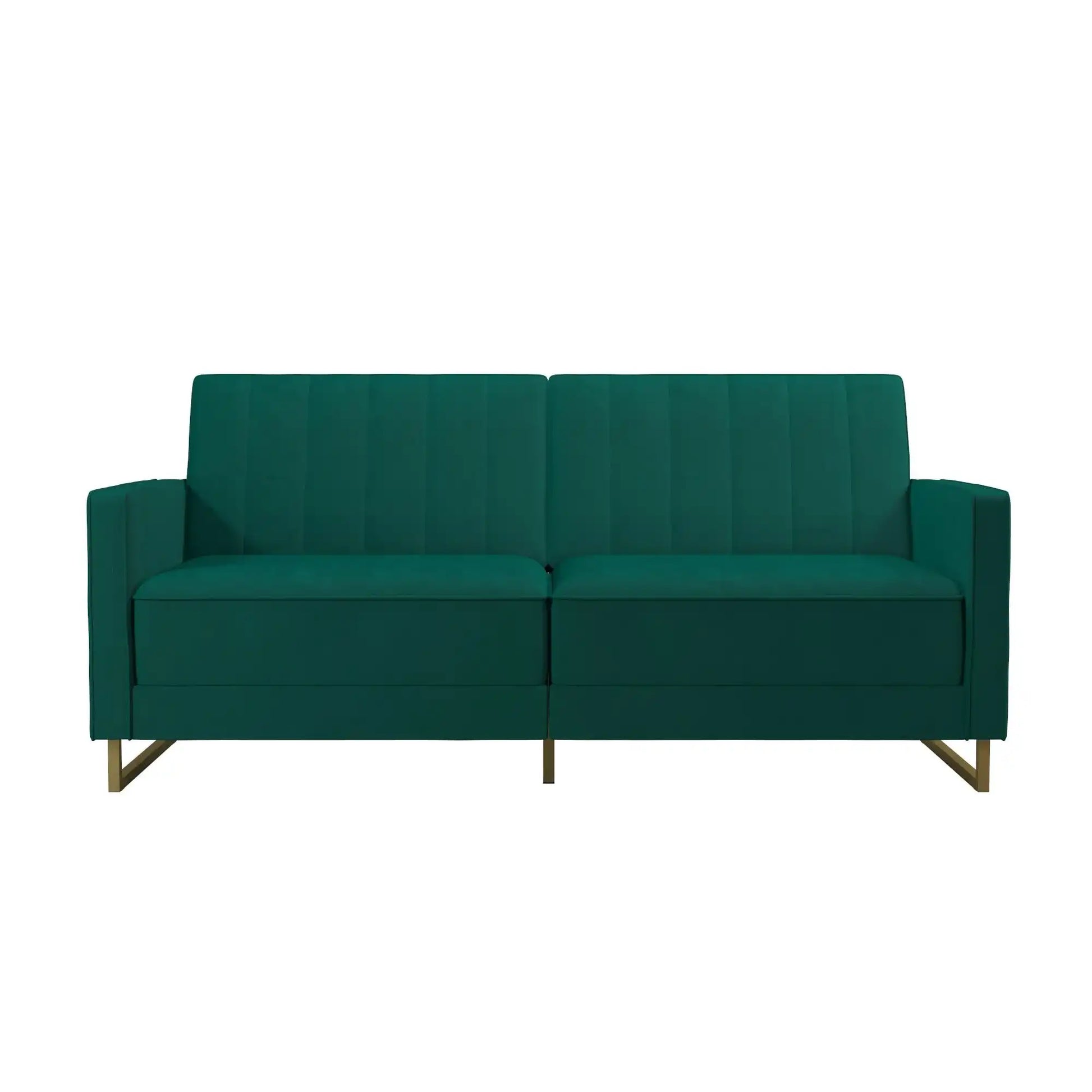 NOVOGRATZ Skylar Sofa Bed - Velvet - Green - Price Crash Furniture