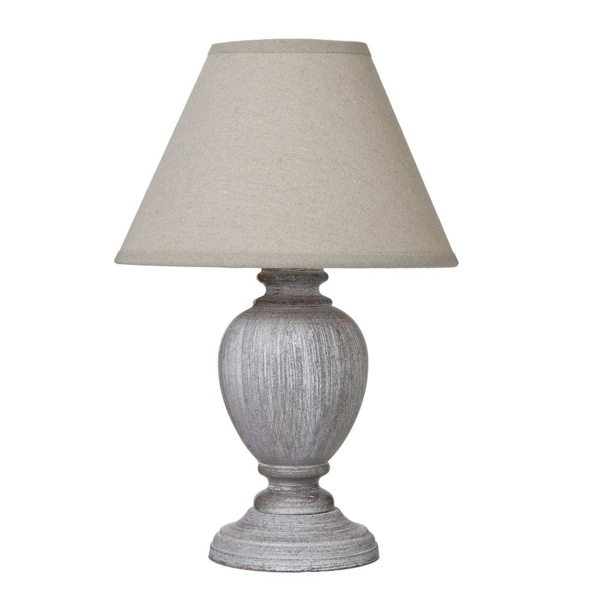 Otem Urn Table Lamp With Linen Shade - Price Crash Furniture