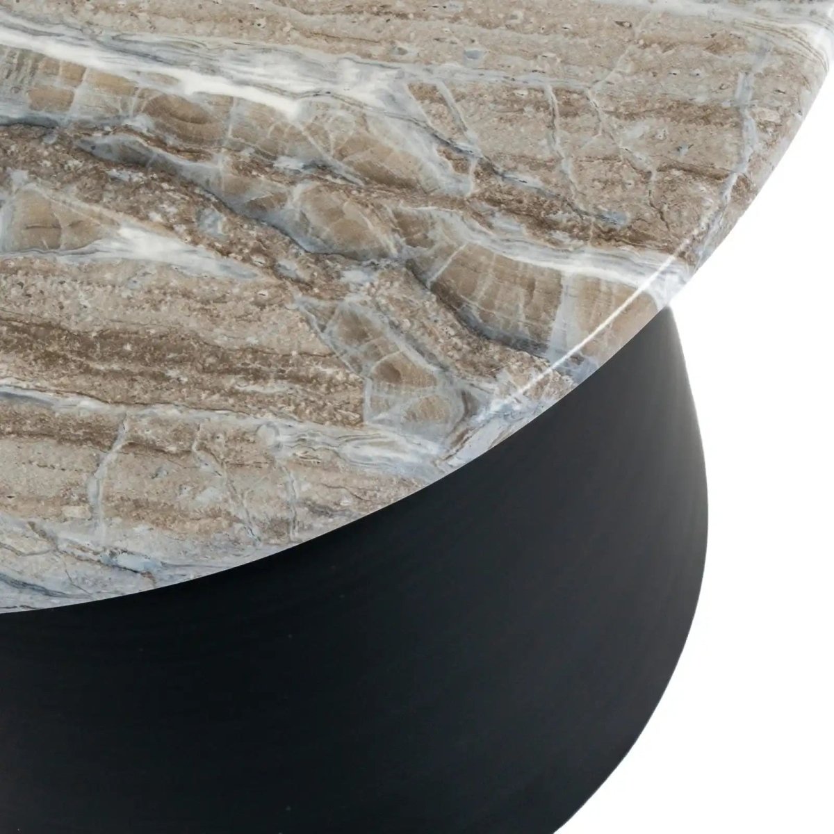 Oura Round Side Table - Price Crash Furniture