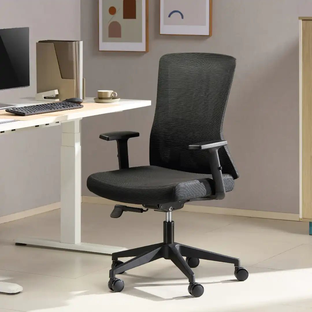 Oxford Office Chair - Black - Price Crash Furniture