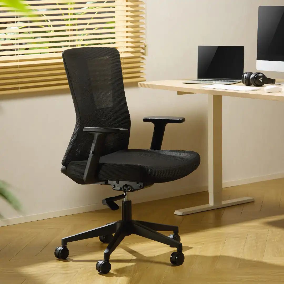 Oxford Office Chair - Black - Price Crash Furniture