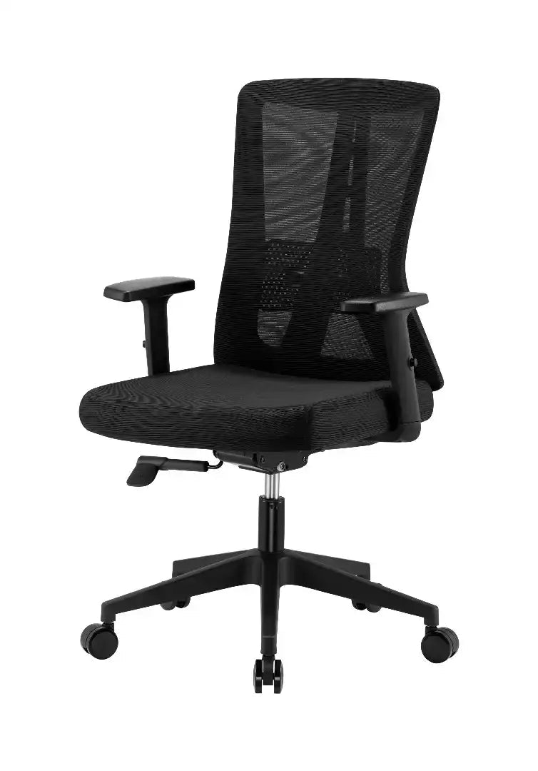 Oxford Office Chair - Black - Price Crash Furniture