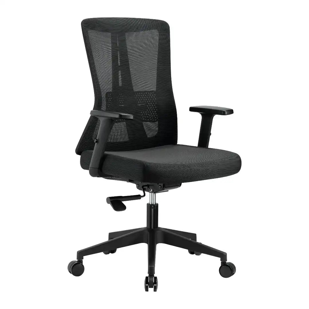 Oxford Office Chair - Black - Price Crash Furniture