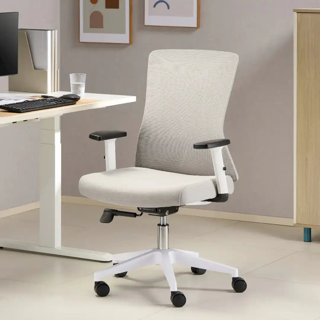 Oxford Office Chair - Grey - Price Crash Furniture