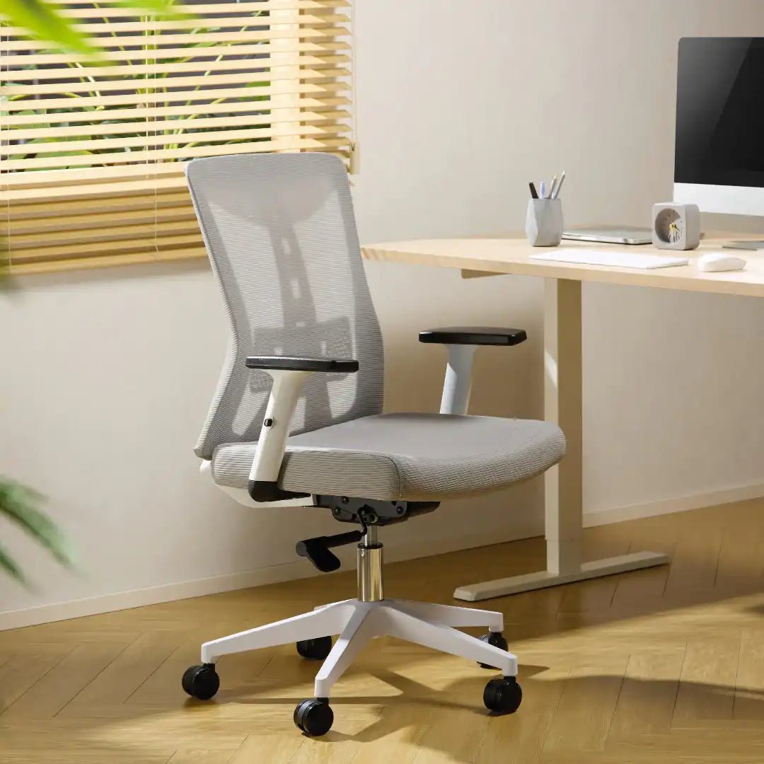 Oxford Office Chair - Grey - Price Crash Furniture