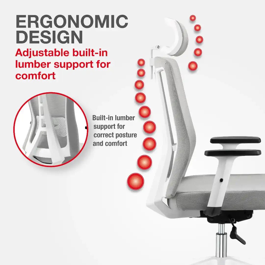 Oxford Plus Office Chair - Grey - Price Crash Furniture
