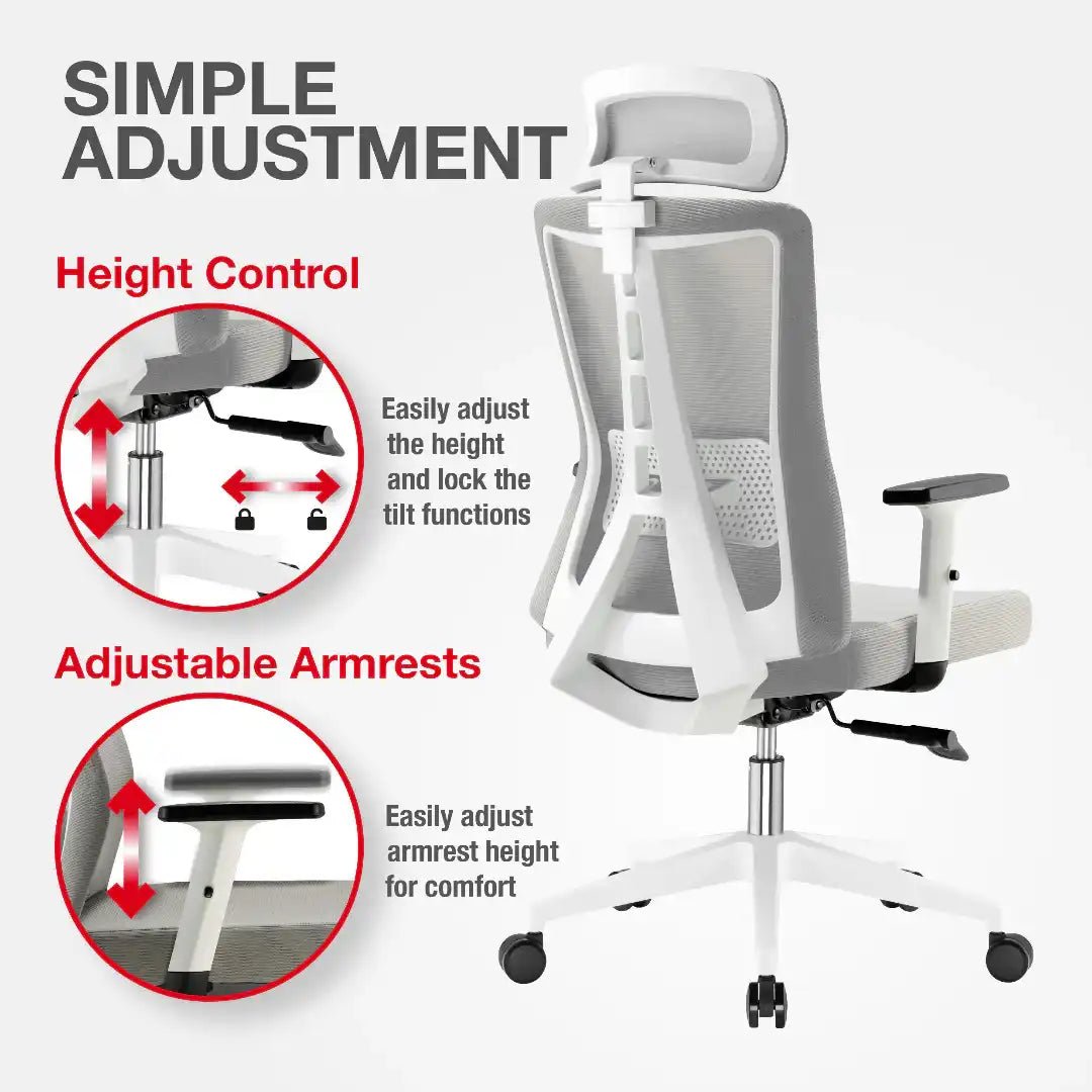 Oxford Plus Office Chair - Grey - Price Crash Furniture