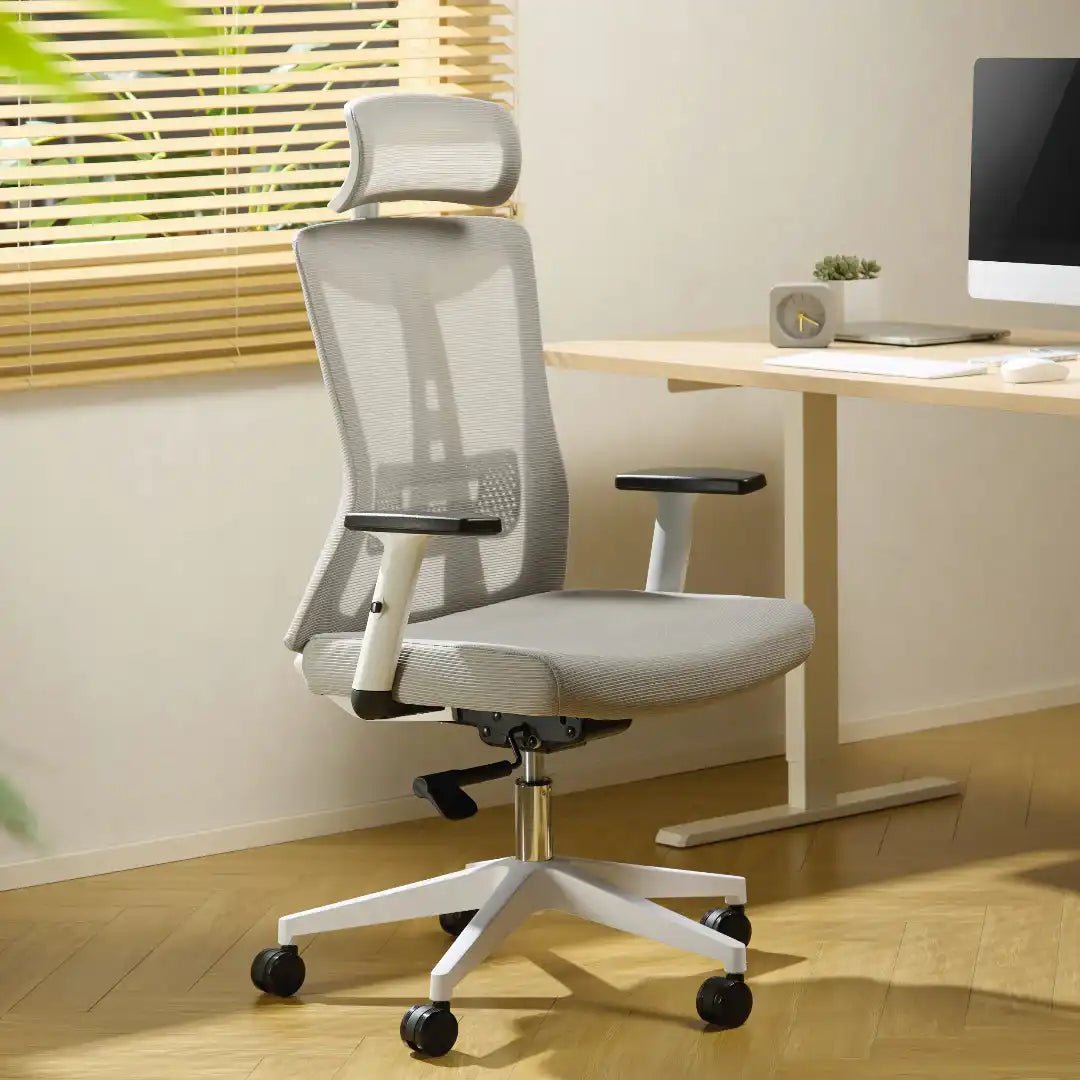 Oxford Plus Office Chair - Grey - Price Crash Furniture