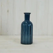 Blue Glass Bottle H19cm TD4.5cm B7.5cm W 0.35kg