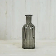 Smoky Grey Glass Bottle H19cm TD4.5cm B7.5cm W 0.35kg
