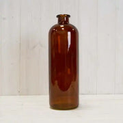 Burnt Amber Tall Bottle H33.5cm TD5.1cm B10.5cm W1.1Kg