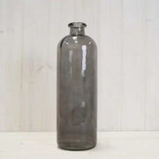 Smoky Grey Tall Bottle H33.5cm TD5.1cm B10.5cm W1.1Kg