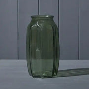 Vintage Green Glass Vase D12 x H22cm
