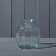 Clear Glass Vase D13.8 x H16cm