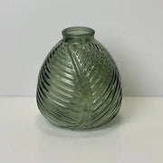 Vintage Green Leaf Bottle H13cm W12cm D11cm  Weight-329g