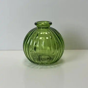 Emerald Green Round Bottle H8.4cm D8.3cm  Weight-197g