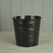 17.5cm Black Zinc Pot  Weight-212g