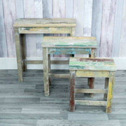 Set of Three Rectangular Display Tables